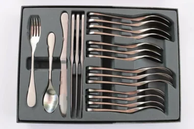 Stainless steel serveware