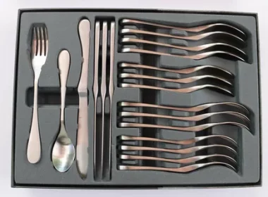 Stainless steel serveware