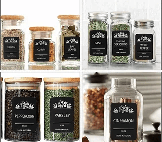 Custom kitchen supplies tags