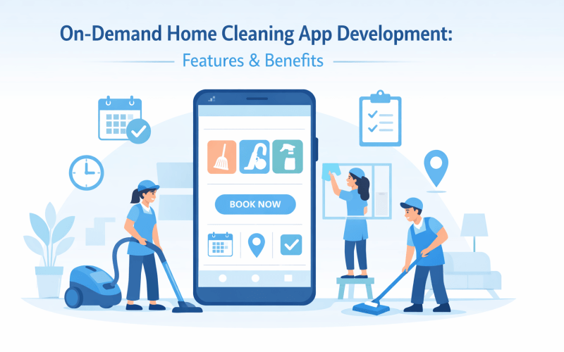 On-Demand Home Cleaning App Development Features & Benefits