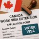 work visa extension Canada