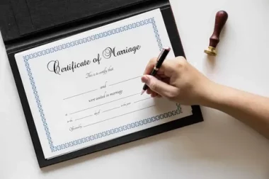 Marriage Certificate