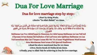 Dua for Love