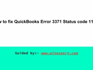 FQuickBooks Error 3371