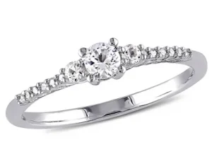 Silver Diamond Rings