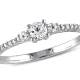 Silver Diamond Rings