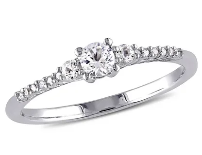 Silver Diamond Rings