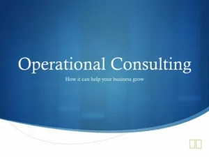 Operations Consulting
