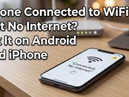 Phone connected to WiFi but no internet showing on smartphone screen - TechNexa Hub