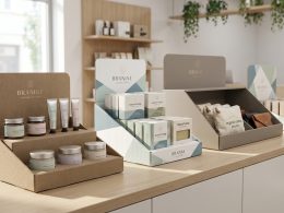 Custom display boxes designed for attractive retail product presentation and improved brand visibility.