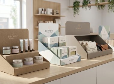 Custom display boxes designed for attractive retail product presentation and improved brand visibility.